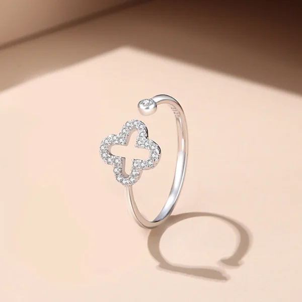 Bague Trefle Argent