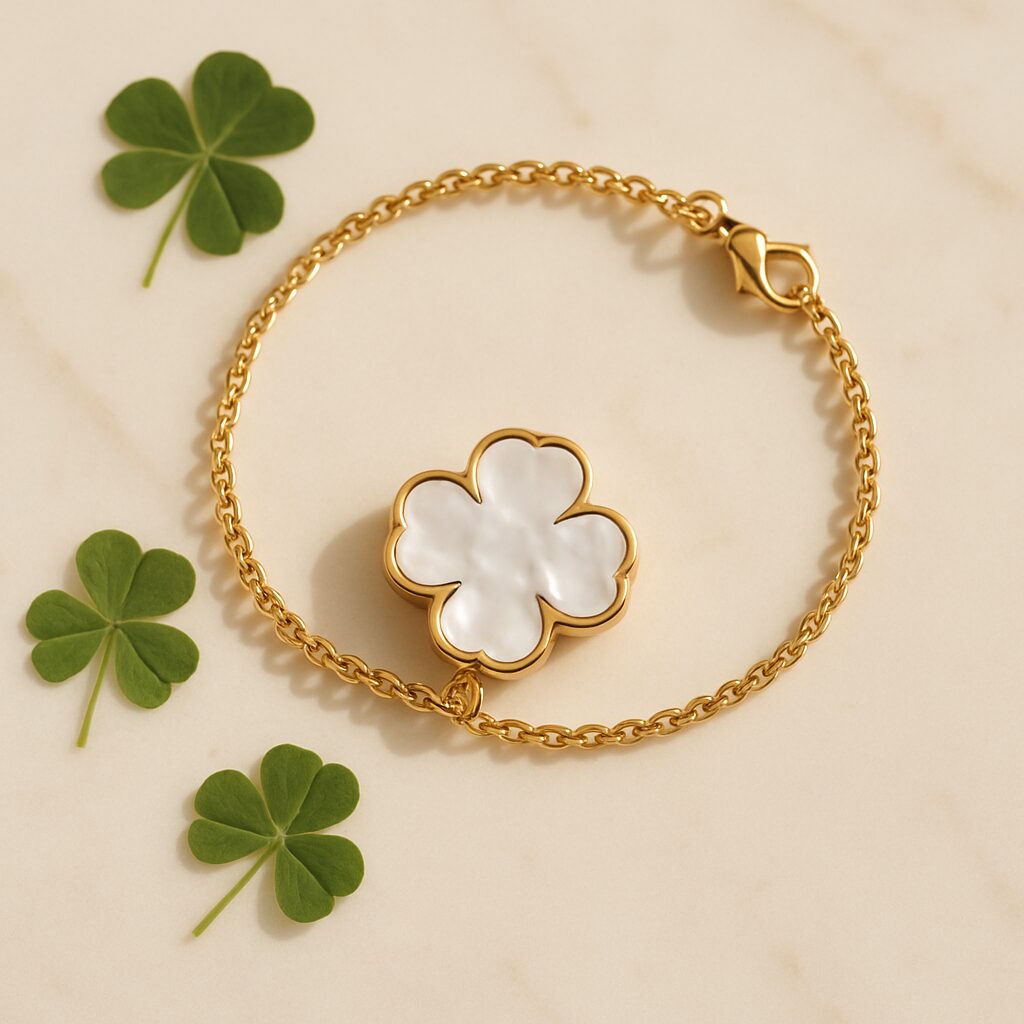 Bracelet trèfle van cleef - illustration